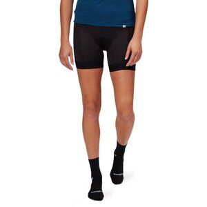 ZOIC Essential Cycling Padded Liner Bike Shorts - Black / Pink - Size Medium